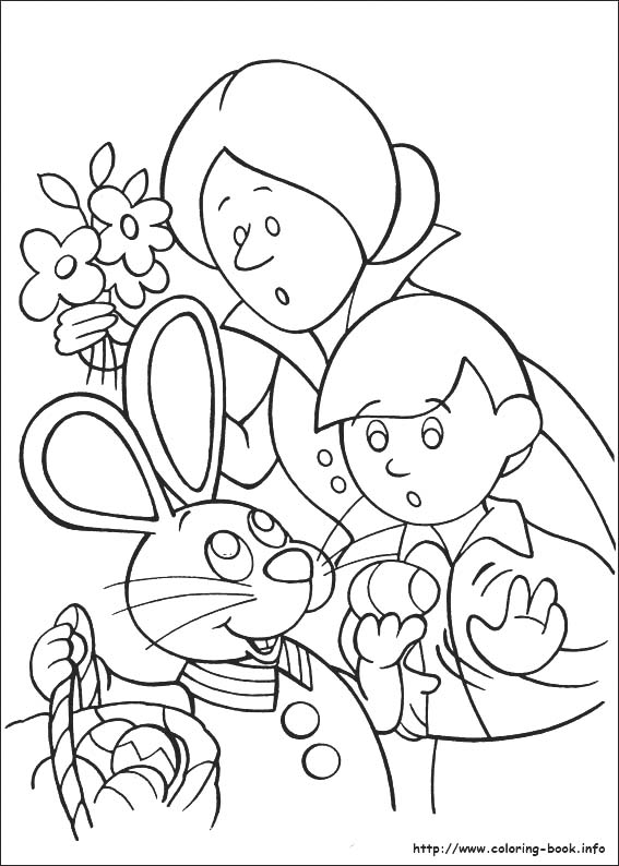 Peter Cottontail coloring picture